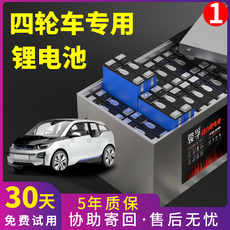 电动汽车锂电池72v200ah60v100雷丁御捷低速四轮车大容量48v电瓶