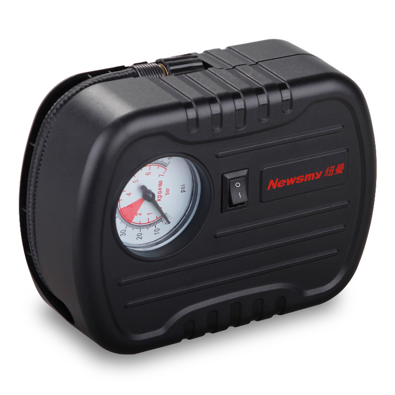 纽曼C11车载充气泵12V便携式小轿车轮胎电动充气压胎表汽车用气泵